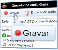 gravar qualquer som que